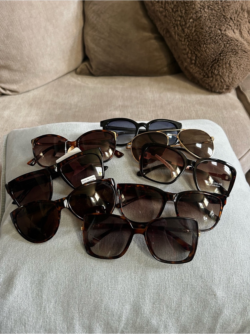 Women's Brown Tortoise Sunglasses Set - Assorted Fashion Frames